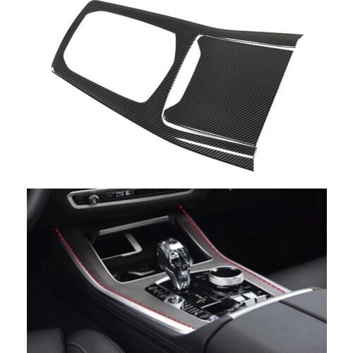 For BMW X5 X7 G05 G07 Car Interior ABS Central Control Gear Panel Decorative Frame Cover Trim Accessories 2019-2021