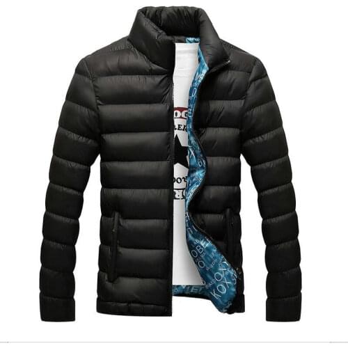 Nice Autumn Winter Jacket Men Nice Fashion Stand Collar Male Parka Jacket Mens Solid Thick Jackets and Coats Man Winter Parkas