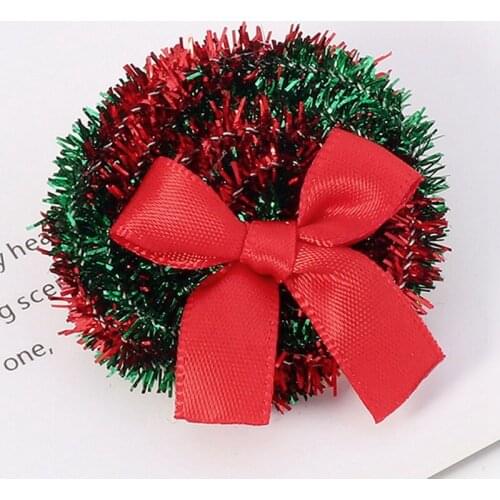 Lovely Two Bow Bells Brooches For Women Christmas Suit Pins Vintage Creative Gift Jewelry Coat Dress Accessories