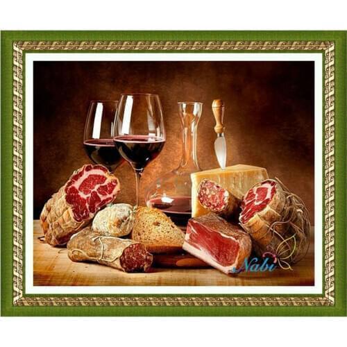 Square diamond mosaic painting diamond embroidery cross stitch fruits - 5d diy full rhinestones beadwork kits 2773R