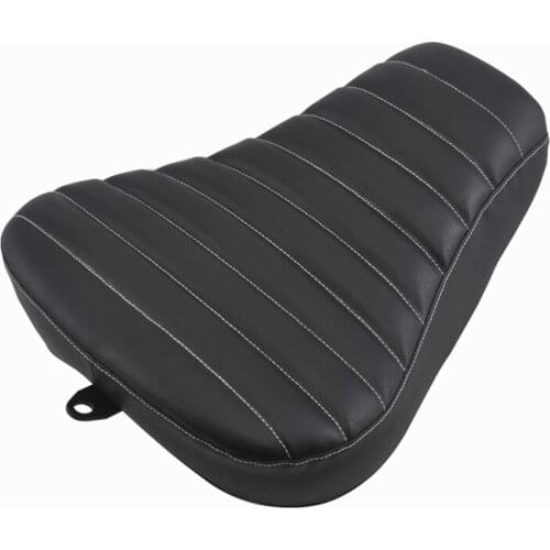 Motorcycle Front Driver Seat Synthetic Leather Pillow Solo Cushion Accessories For Harley Sportster Forty Eight XL1200 883 72 48