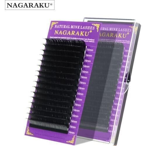 NAGARAKU Eyelash Extension Maquiage Lashes Individual Eyelash Natural Soft Lashes High Quality Synthetic Mink Makeup