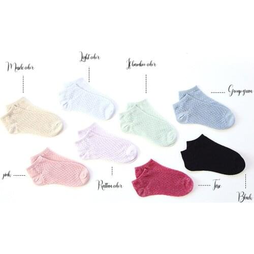 Socks Women Summer Thin Section Solid Color Mesh and Ankle Boat Socks Womens Cotton Slippers Faceless Socks