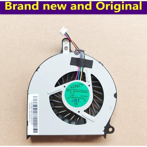 New original for ShenZhou Q480S K470N K480N K570C K610D laptop cpu cooling fan AB06805HX090B00 0CWJW3 cooler fan