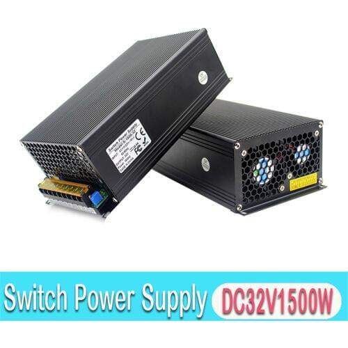 Variable 32V DC Power Supply Switching DC32V 1500W Led Driver Transformer 110V 220V AC-DC SMPS for CCTV Stepper Motor Machinery