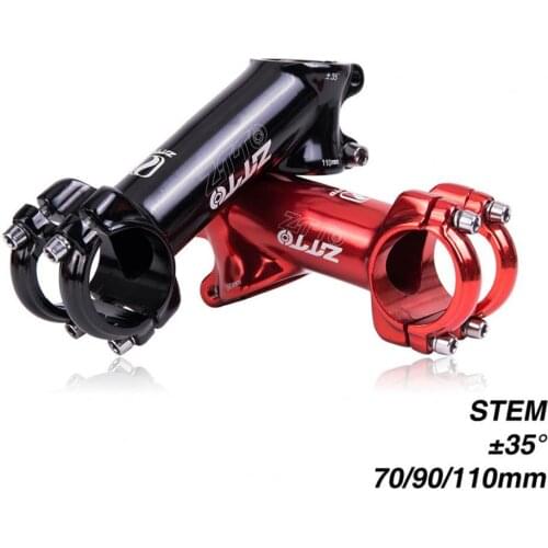 ZTTO ±35 Degrees 70/90/110mm CNC Polished Bike Handlebar Stem for Cycling Sports Bike Handlebar Stem