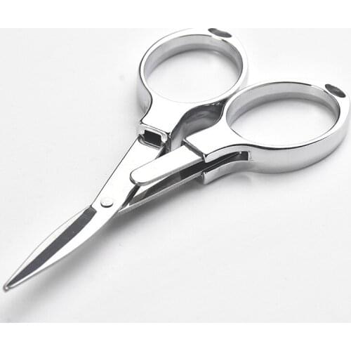 Stainless Steel Fishing Line Scissors Folding Portable Fishing Scissors Bazi Telescopic Small Scissors Fishing Tackle