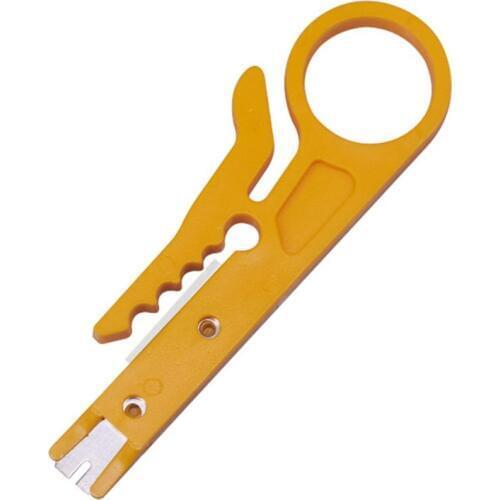 Mini Portable Wire Stripper Knife Crimper Pliers Cable Stripping Wire Cutter 72XD