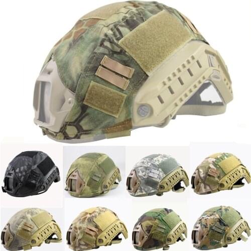 Tactical Military Helmet Cover CS Wargame Army Paintball Airsoft Hunting Shooting Helmet Cover For FAST MH/BJ/PJ Helmets