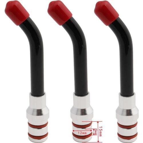 3pcs Universal Dental Optical Fiber Guide Rod Tips For Dental LED Curing Light Lamp 12*15mm