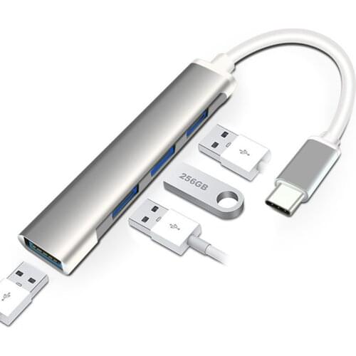 USB HUB 3.0 Type C 3.1 4 for Macbook Pro 13 15 Air Mi Pro HUAWEI PC Accessories Port Multi Splitter Adapter OTG USB