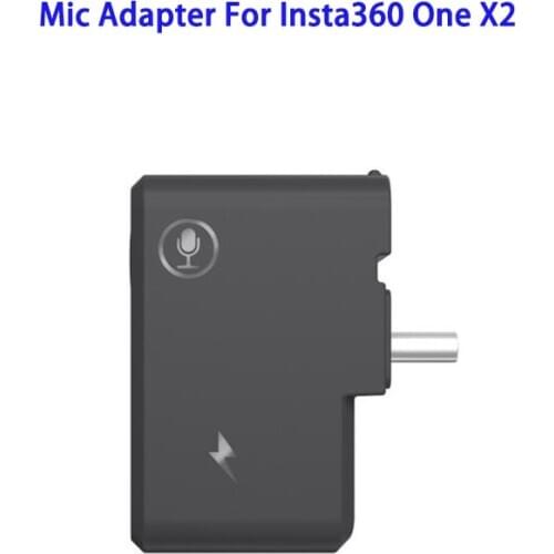 In Stock Insta360 ONE X2 Mic Adapter For Insta360 ONE X 2 Action Camera Accessories