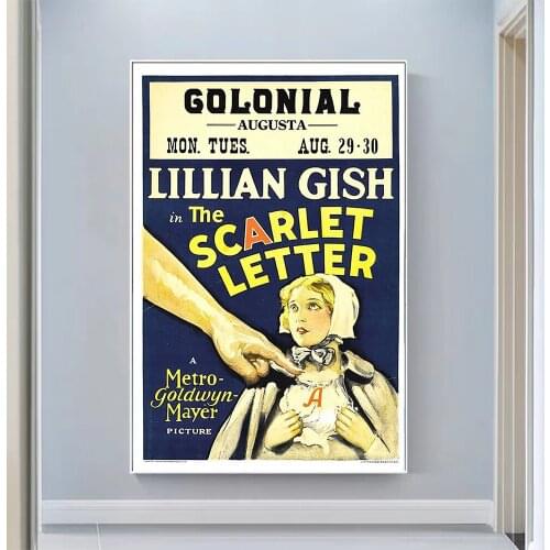 V0519 The Scarlet Letter Vintage Classic Movie Wall Silk Cloth HD Poster Art Home Decoration Gift