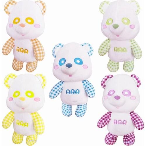 Cute Japan Attack All Around AAA Color Green Yellow Orange Blue Purple Panda Plush Stuffed Doll Toy Kids Christmas Gifts 35cm