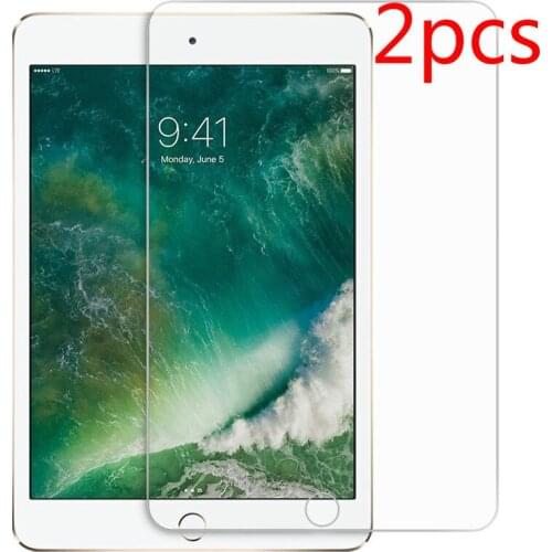 2 pack Tablet tempered glass screen protector for iPad mini 1 2 3 4 5 7.9'' 2019 protective film anti explosion Glass Guard