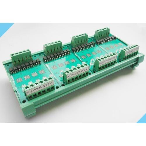 16 transistor amplifier driver board relay module PLC micro-controller control signal 3V-5V 5V-24V