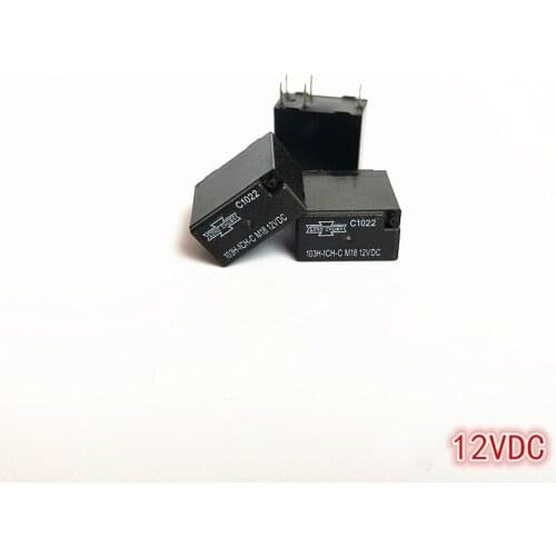 5pcs 103-1CH-C flash turn light car relay 5-pin 12VDC 20A-30A