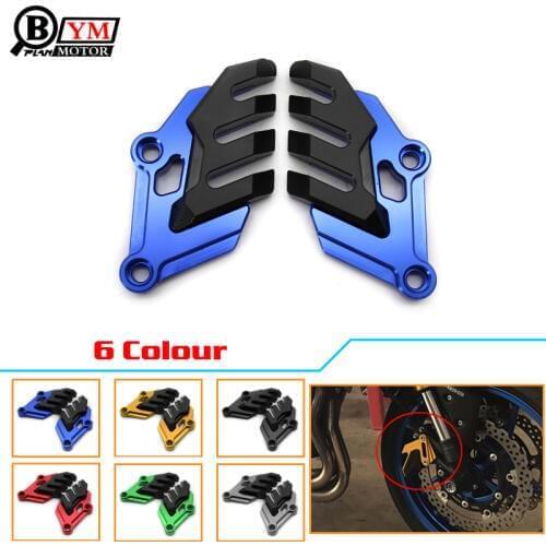 Motorcycle Accessories Front Brake Disc Caliper Brakecaliper Guard Protector Cover For Kawasaki Z900 2017