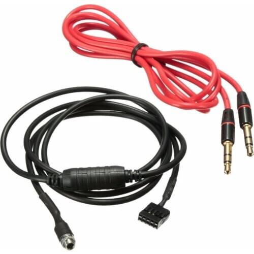 3.5mm Car Audio AUX Cable CD Changer Female Socket for BMW E46 98-06