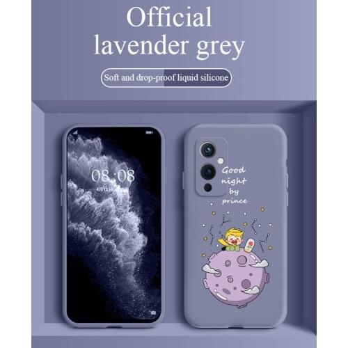 Funny Little Prince Phone Case For Oneplus 9 9pro 9r 8t 8 8pro 7pro 7 7t 7tpro pro Liquid Silicone Cover