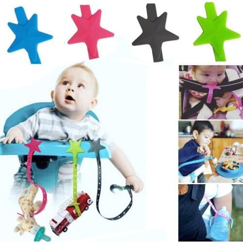 Baby Stroller Toys Teether Pacifier Chain Strap Holder Belt Saver Baby Stroller Accessories For Stroller Baby Teether Silicone