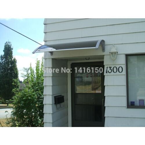 DS80100, 80x100cm,new style outdoor use polycarbonate awning,USA customer installed polycarbonate canopy