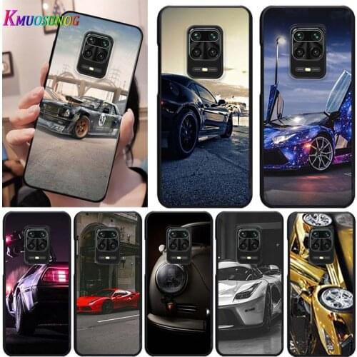 Cool Sports Cars for Redmi K30i K30 9T K30T K30S K20 10X 9i 9AT 9A 9C 9 5G 4G Pro Ultra Prime Black Phone Case