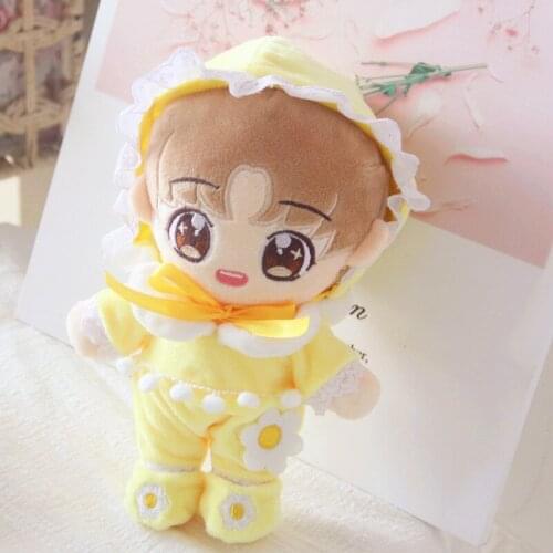 Doll Clothes for 20cm Idol Dolls Accessories Plush Dolls Clothing pants shoes Stuffed Toy Dolls Outfit for Korea Kpop EXO Dolls
