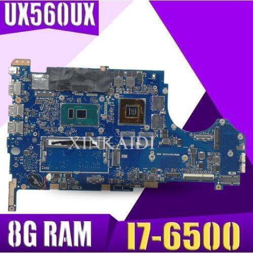 UX560UX mainboard For ASUS UX560 UX560U UX560UQK UX560UQ UX560UX laptop motherboard Tested Ok I7-6500CPU GT940MX 8G RAM