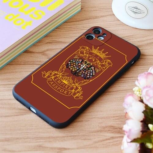 For Iphone Holy Empire Passport Print Soft Matt Apple iPhone Case 6 7 8 11 12 Plus Pro X XR XS MAX SE