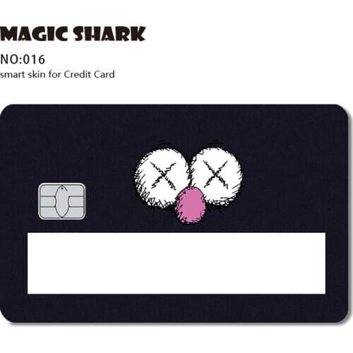 Fashion Cartoon US Flag Toroto Duck Skull Funny Window Sticker Tape Case Film Skin for Big Small Chip Credit Debit Card