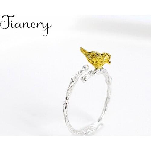 New Trendy Charm Bird Rings For Women Men Boho Knuckle Party Rings Punk Cocktail Jewelry Girls Gift anillos 2021