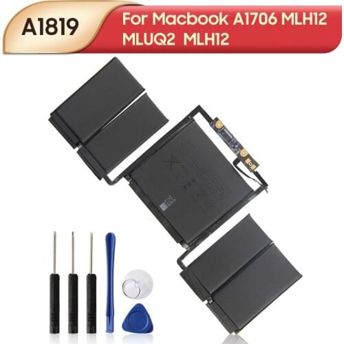 New Replacement Laptop Battery A1819 For Macbook A1706 MLH12 MLUQ2 MLH12 4314mAh with Tools