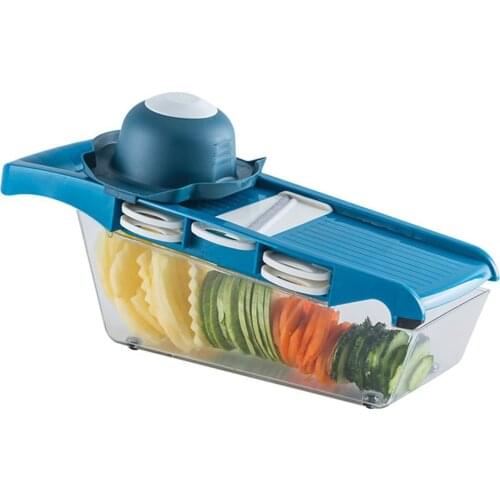 Veggie Chopper Vegetable Fruit Slicer Grater Cutter Peeler Multifunctional Potato Peeler Carrot Grater Drain Basket Tool