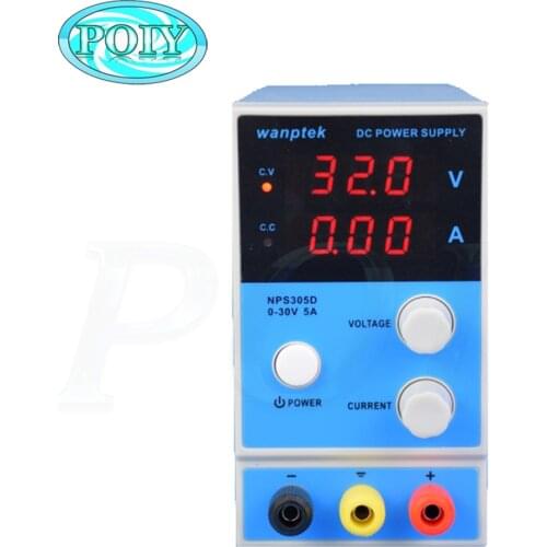 Hot NPS305D 30V 5A DC Regulated Power Supply Digital Adjustable Switching Power Supply AC 220-240V functional