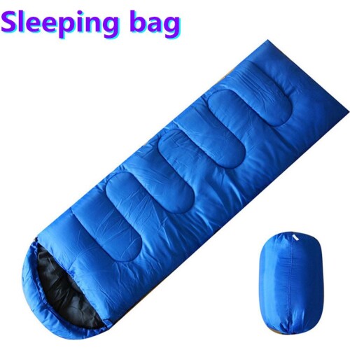 Envelope Outdoor Camping Sleeping Bag Portable Ultra Light Waterproof 4 Season Warm Travel Hiking Sleeping Bag