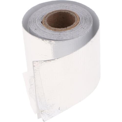 REFLECTIVE SLIVER SHIELD TAPE FOR THERMAL RACING ENGINE 2"*10M And Gift