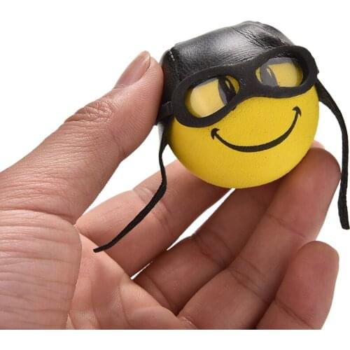 Decoration Car Yellow Little Cute Funny Cartoon Doll Antenna Ball Plush Eva Foam Aerial Toppers Styling Roof Ornament