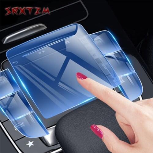 Car Center Control Media Button Mouse Screen Cover Protector For Mercedes Benz A B CLA GLE GLS GLB Class W177 W247 C118 W167