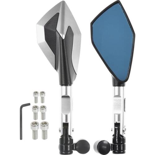 2pcs/Pair Motorcycle Accessories Rearview mirror For HONDA hornet cb600 For YAMAHA mt07 mt09 For Kawasaki z800 z1000 For Suzuki