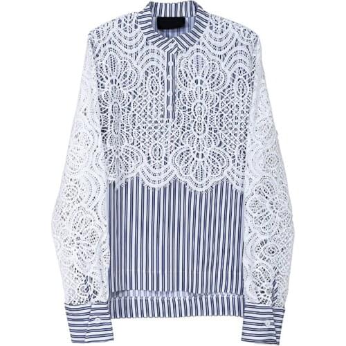 Zhang Pear Juice Women's Striped Shirts
