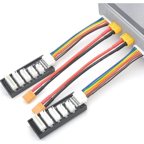 2pcs XT60/XT30/JST/T Plug Charging Cable +2pcs JST-XH Balance Board For ISDT D2 P10 P20 Hota D6 P6 ToolkitRC M6D Balance Charger