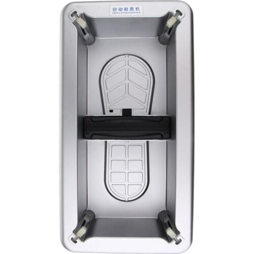 4xAutomatic Shoe Cover Dispenser Machine Floor Carpet Cleaning Silver