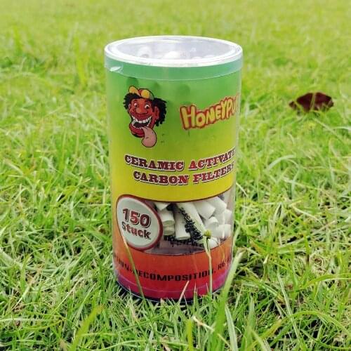 HONEYPUFF Premium 7MM Active Charcoal Pipe Filter Suit For Metal Pipe or Natural Wood Smoke Pipes Accessories