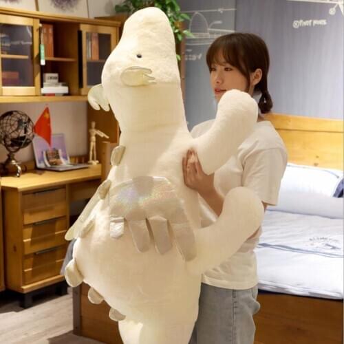 30-120cm White Dinosaur Plush Toys Giant Dinosaur Stuffed Animal pterosaurs Toy Soft Dragon Peluche Doll Gift Children