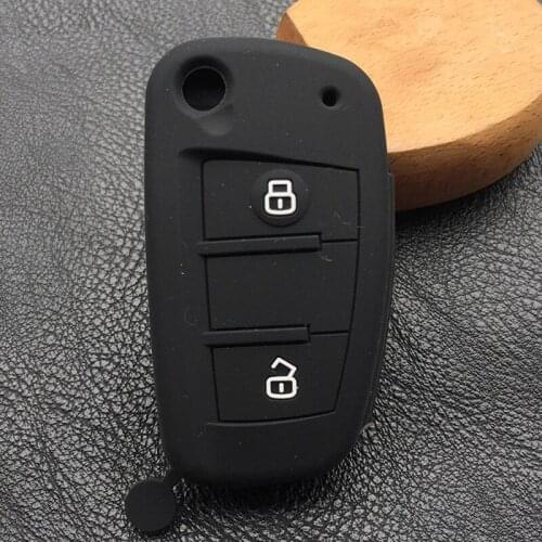 Silicone car key cover case For JAC Refine M3 A13 A13RS V7 T6 2 button Folding Key