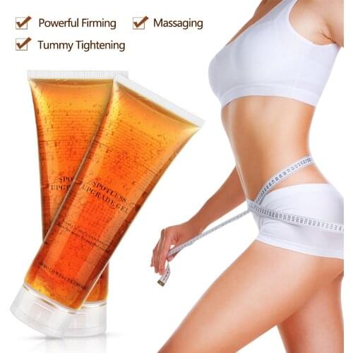 Ultrasonic Gel RF&EMS Massager Cavitation Body Slimming Facial Skin Firming Lifting Tighten Anti Wrinkles Injection Gel Cream