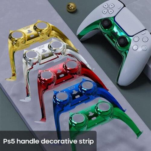 Game Accessory For Dual Sense Controller Faceplate Colored Face Plate Replacement With 2 Thumb Grips For PlayStation 5 For PS5