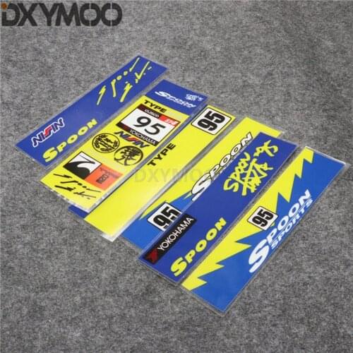 Creative Fashion Auto Body Window Sticker Decals Car Styling for Spoon Sports 30TH Anniversary TYPE ONE 95