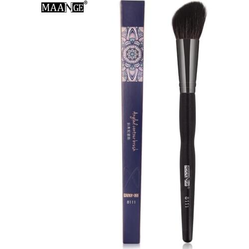 MAANGE 1 Pcs Angled Sculpting Contour Makeup Brush Highlight Blusher Powder Brozner Blend Make Up Brushes Cosmetic Beauty Tools